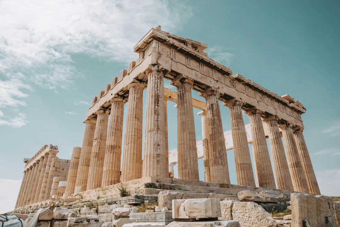 Arquitetura histórica em uma cidade europeia